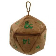 Ultra Pro Dice: D20 Plush Dice Bag Dungeons & Dragons Copper Green 18784