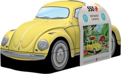 VW Beetle Camping Shaped Tin - 550pc puzzle