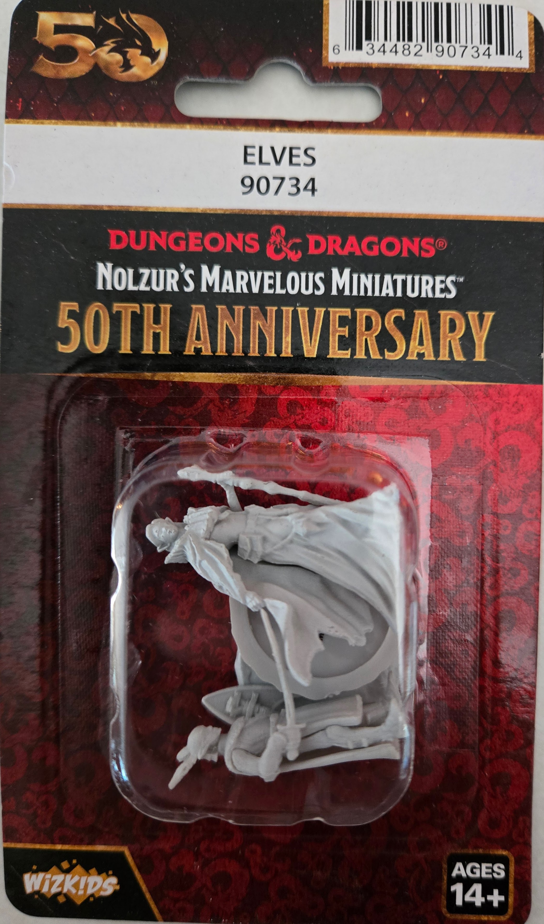 Dungeons & Dragons: Nolzurs Marvelous Miniatures: Elves 90734 (50th Anniversary)