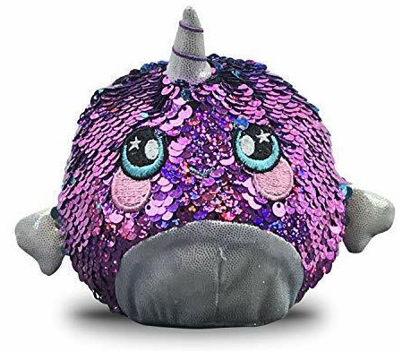 Squeezamals Plush: Narwhal Shelby Sparkle