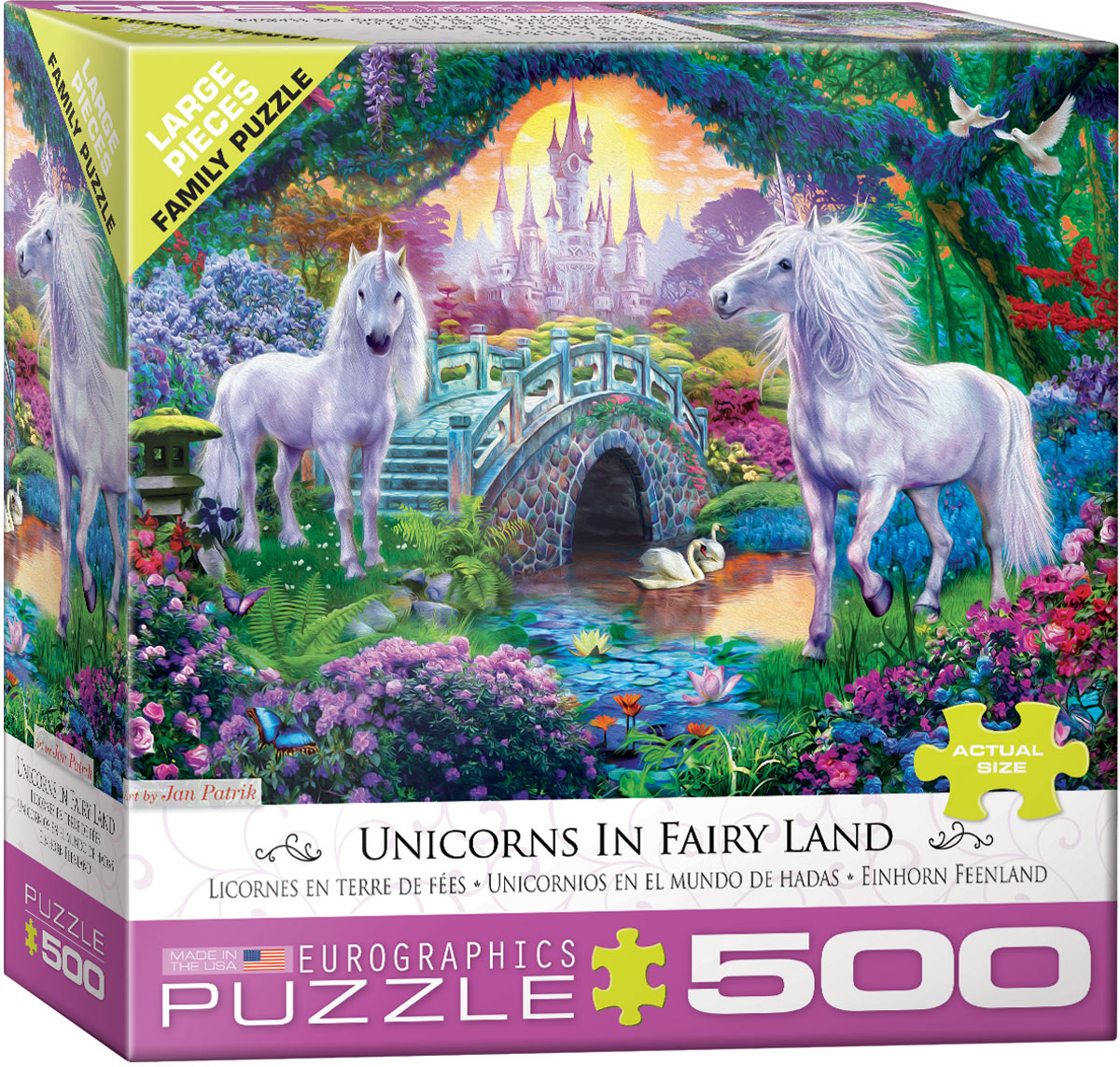 Unicorns in Fairy Land - 500pc puzzle