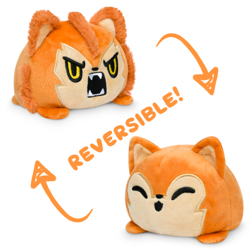 Reversible Plush: Werewolf Sleepy/Mad