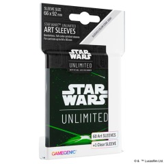 GameGenic Sleeves: Art Sleeves Star Wars Unlimited Card Back Green GGS15055ML