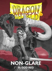 Dragon Shield - 100ct Standard Size - Red Matte - Non Glare