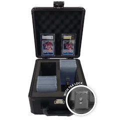 EVORETRO Aluminum Graded Card Storage Box - TSA Lock