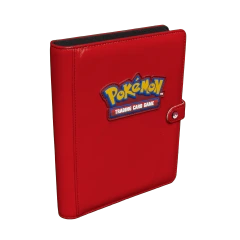 Premium Red 4-Pocket Snap Binder for Pokémon