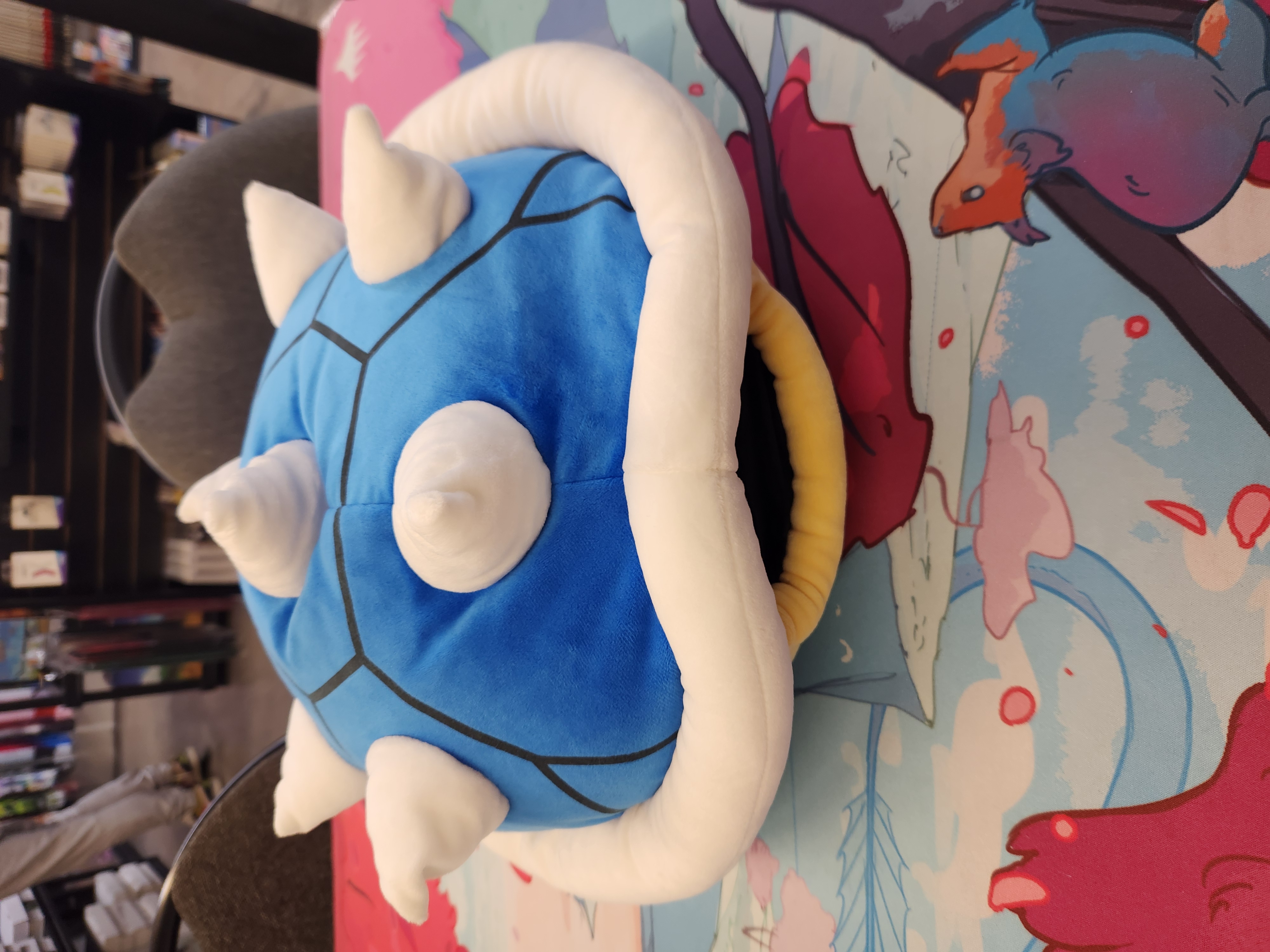 Spiny Blue Turtle Shell - Plushie