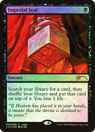 Imperial Seal - Foil DCI Judge Promo