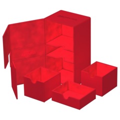 Ultimate Guard - 200+ Twin Flip'N'Tray Xenoskin Monocolor Red