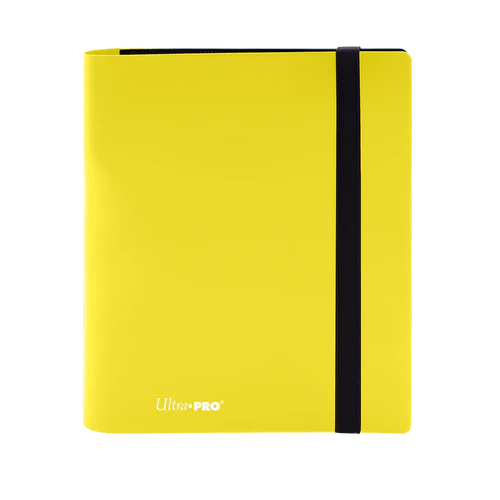 Ultra Pro - Eclipse 4-Pocket PRO-Binder - Lemon Yellow