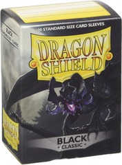 Dragon Shield Sleeves: Classic Black - Standard - (Box of 100)