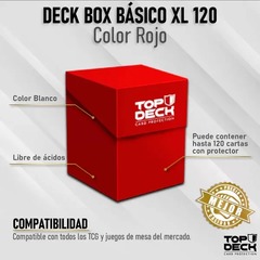 Portamazos Esencial - TOPDECK XL 120 Rojo