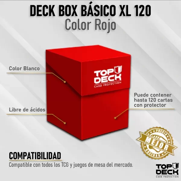 Portamazos Esencial - TOPDECK XL 120 Rojo