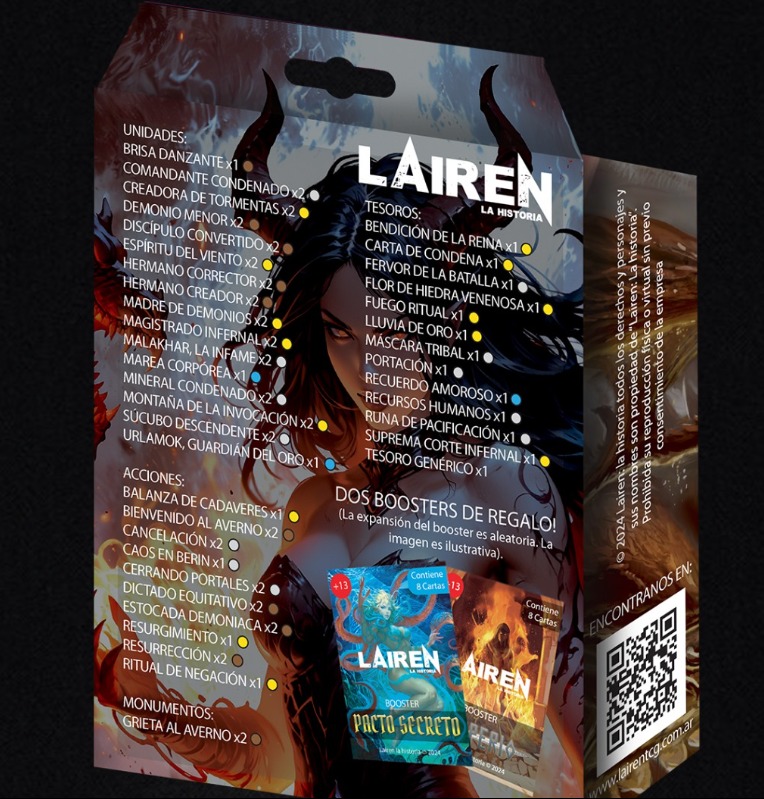 Lairen TCG - Mazo Construido - Demonios y Elementales