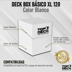 Portamazos Esencial - TOPDECK XL 120 Blanco