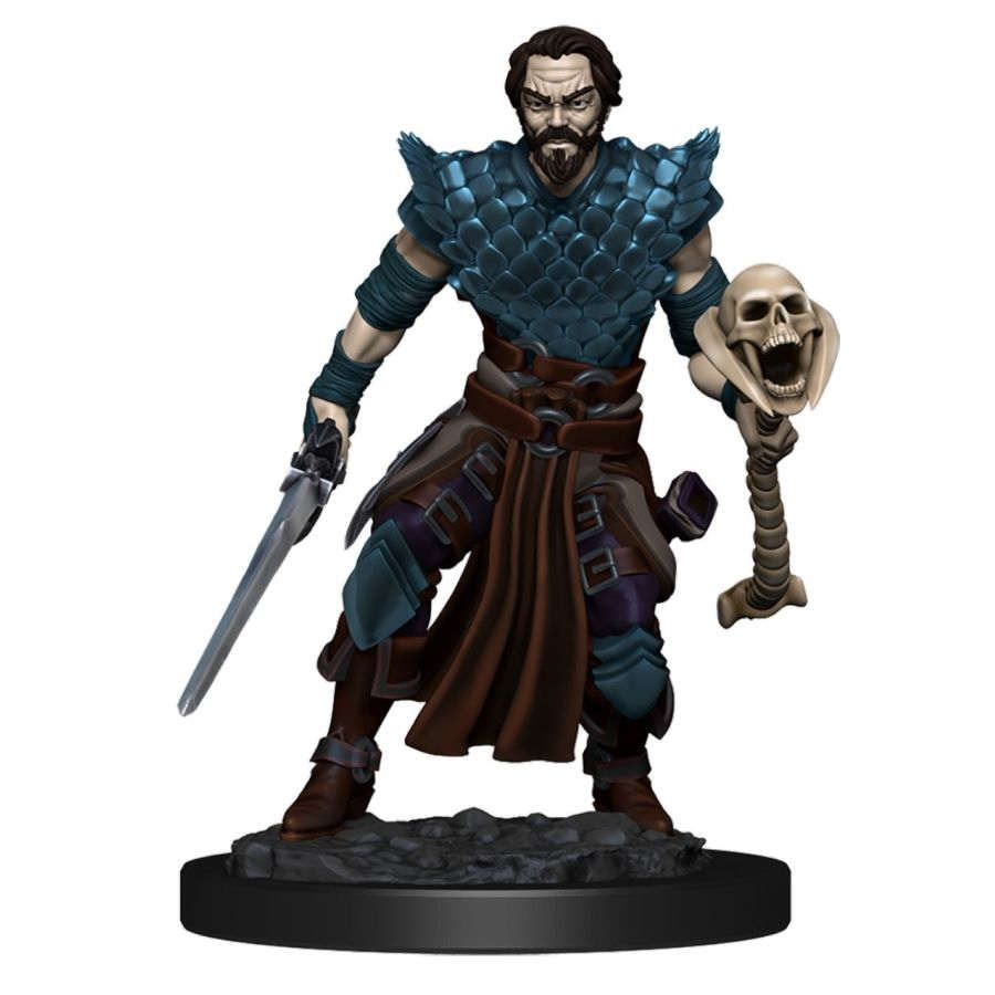 DUNGEONS AND DRAGONS: ICONS OF THE REALM PREMIUM FIGURE (WAVE 4): MALE HUMAN WARLOCK
