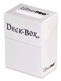 Ultra Pro Standard Deck Box in White