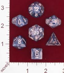 Slate w/white Lustrous 7 die set Chx 27490