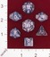 Slate w/white Lustrous 7 die set Chx 27490