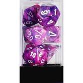 Violet w/white festive 7 die set CHX 27457