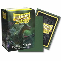 Dragon Shield Sleeves: Matte Forest Green (Box of 100)