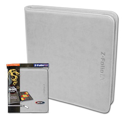 BCW SUPPLIES: Z-FOLIO - 12-POCKET LX WHITE
