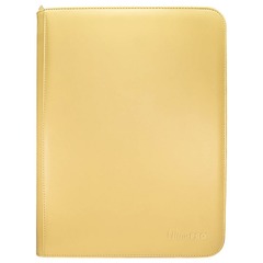 ULTRA PRO: VIVID COLLECTION: 9-POCKET ZIPPERED PRO-BINDER: YELLOW