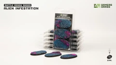 Alien Infestation Bases, Oval 75mm (x3)