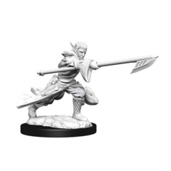 MAGIC THE GATHERING UNPAINTED MINIATURES: W13 JORAGA WARCALLER AND JORAGA TREESPEAKER (ELVES)