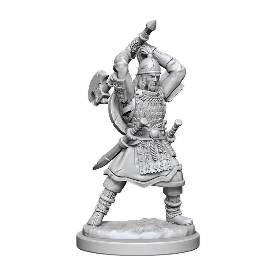 DUNGEONS AND DRAGONS NOLZURS MARVELOUS MINIATURES: W13 MALE HUMAN BARBARIAN
