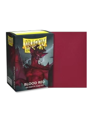 Dragon Shield: Blood Red - Matte Sleeves - Standard Size