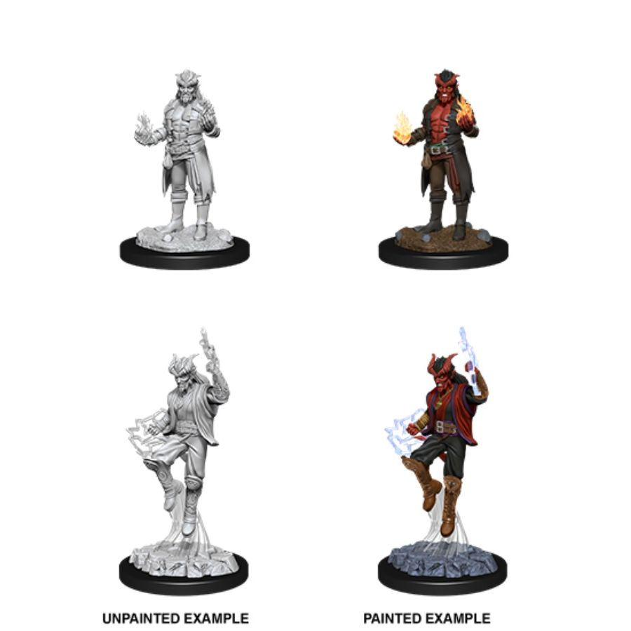 DUNGEONS AND DRAGONS: NOLZURS MARVELOUS UNPAINTED MINIATURES: W12 MALE TIEFLING SORCERER