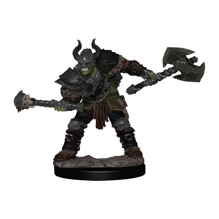 PATHFINDER BATTLES: PREMIUM PAINTED FIGURE: HALF-ORC BARBARIAN MALE