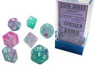 Chessex Nebula Wisteria White Polyhedral CHX30033