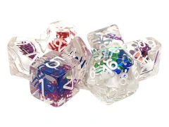 7-Die Set Infused - Spider Colorful (Lab Dice)