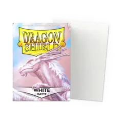 Dragon Shield - White - Matte Sleeves - Standard Size (100 ct.)