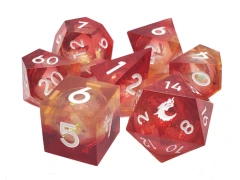 Old School Dice: Liquid Infused - Sunrise Fury