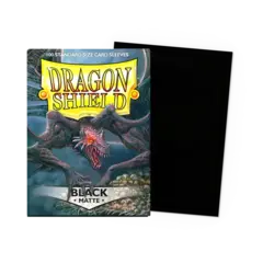 Dragon Shield - Black - Matte Sleeves - Standard Size (100 ct.)