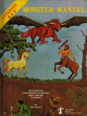 Dungeon and Dragon 1st Ed Monster Manual