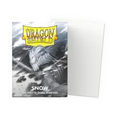 Dragon Shield - Snow - Dual Matte Sleeves - Standard Size (100 ct.)