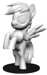 My Little Pony Rainbow Dash mini unpainted