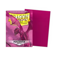 Dragon Shield - Magenta - Matte Sleeves - Standard Size (100 ct.)