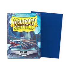 Dragon Shield - Blue - Matte Sleeves - Standard Size (100 ct.)