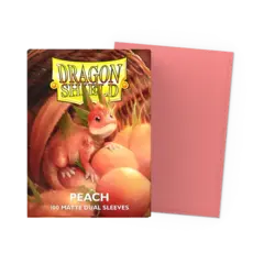 Dragon Shield - Peach - Dual Matte Sleeves - Standard Size (100 ct.)