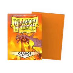 Dragon Shield - Orange - Matte Sleeves - Standard Size (100 ct.)