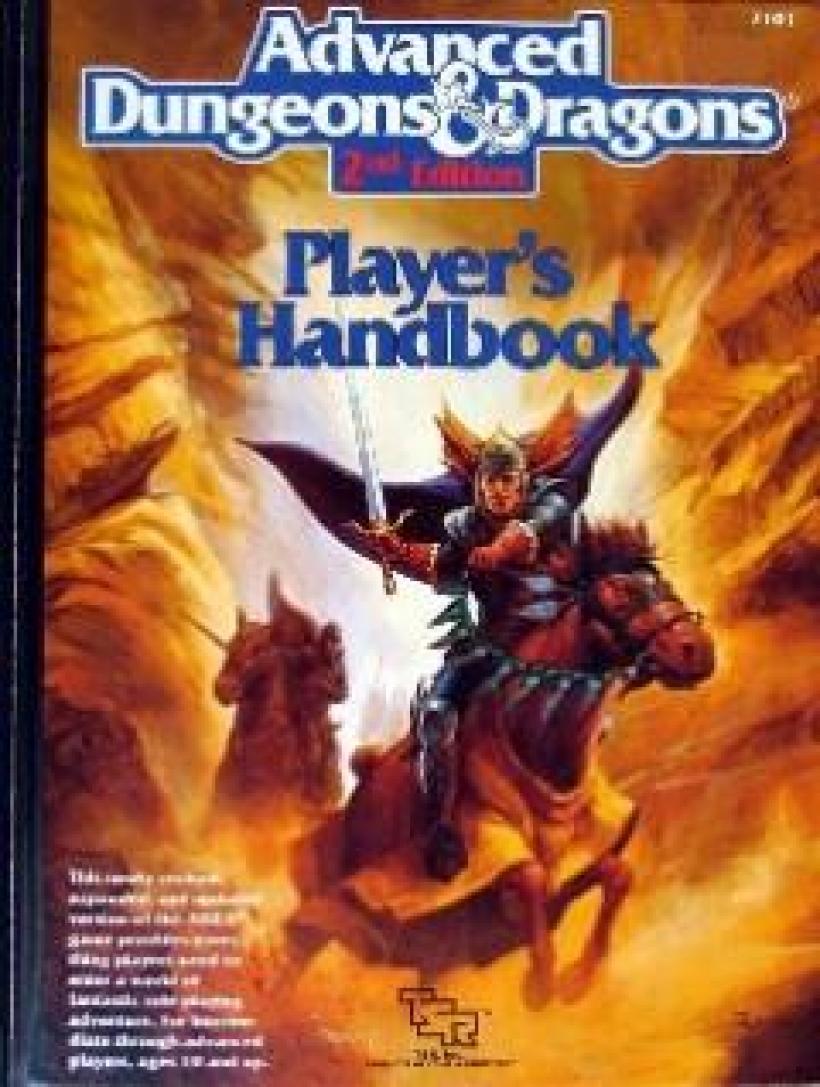 Advanced Dungeons & Dragons 2nd Edition Players Handbook