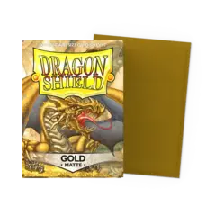 Dragon Shield - Gold - Matte Sleeves - Standard Size (100 ct.)