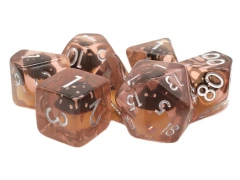 7-Die Set Infused - Mushroom - Brown (Lab Dice)