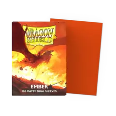 Dragon Shield - Ember - Dual Matte Sleeves - Standard Size (100 ct.)