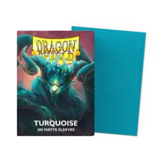 Dragon Shield - Turquoise - Matte Sleeves - Standard Size (100 ct.)